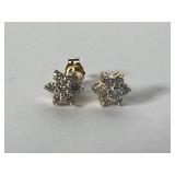 14K Diamond Earrings