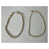 (2) 14K Bracelets
