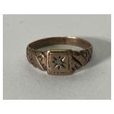 10K Victorian Diamond Ring