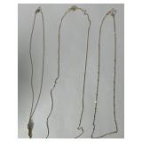 (3) 14K Necklaces