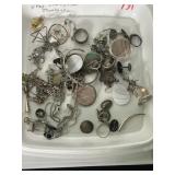 (35) Pieces of Sterling Silver Jewelry, etc.