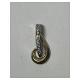 14K Diamond Pendant