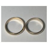 (2) 14K Bands