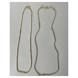 (2) 14K Necklaces