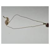 14K Heart Pendant and Chain