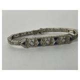 14K Filigree and Diamond Bracelet