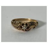 14K Victorian Diamond Ring