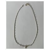 18K Diamond Necklace, 2/5 ct.