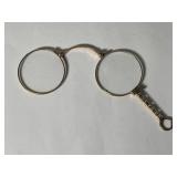 14K Framed Lorgnette Glasses