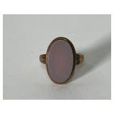 10K Victorian Ring w/ Agate Stone