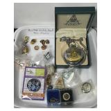 Hamilton Watch, Small 14K Pin, Misc. Jewelry