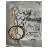 (18) Pieces of Sterling Silver Jewelry