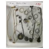 (19) Pieces of Sterling Silver Jewelry