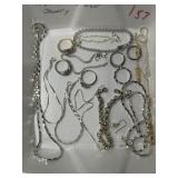 (18) Pieces of Sterling Silver Jewelry