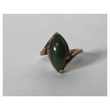 10K Jade Ring