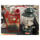 Coleman Lantern with Fuel Can