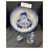 Eldreth Pottery Plate, Figurine, Ornament