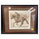 (2) Nicholas Amorosi Framed Block Prints