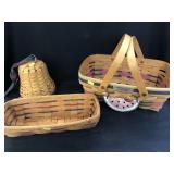 (3) Longaberger Baskets