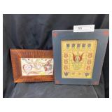 (2) Pieces of Contemporary Framed Folk Art