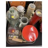 Beer Steins, Tin, Embossed Bottle