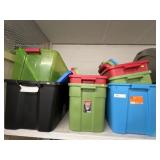 (7) Storage Totes with Lids