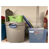 (4) Storage Totes with Lids