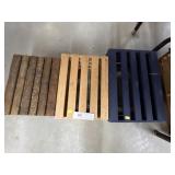 (3) Wooden Fruit Crates