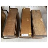 (3) Wooden Cigar Molds