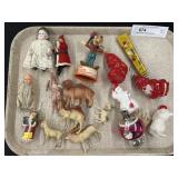 Celluloid Animals, Vintage Ornaments
