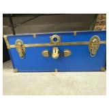 (2) Flat Top Storage Trunks