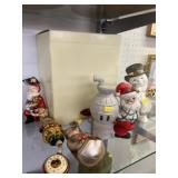 Mercury Glass Ornaments with Lenox Santa