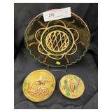 (3) Pieces of Breininger Redware Pottery