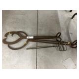 Wrought Iron Tongs