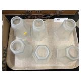 (6) Glass Lamp Shades