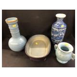 (4) Pieces of Contemporary Decorative Pottery