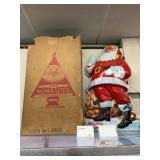 Vintage Blow Mold Lighted Santa