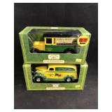 (2) John Deere Diecast Trucks