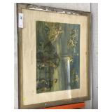 Framed Military Print