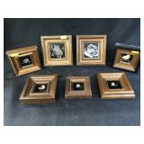 Jeanne Reifel Framed Miniature Paintings