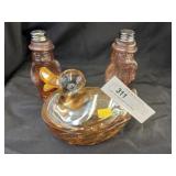 Duck Form Canister with Peanut Shakers