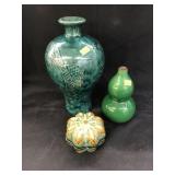 Contemporary Pottery Vases with Canister
