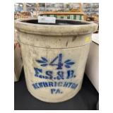 No. 4 Straight Sided Storage Crock
