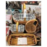 (4) Longaberger Baskets