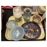 Oriental Decorative Porcelain with Candle
