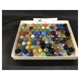 Glass and Agate Swirl Marbles