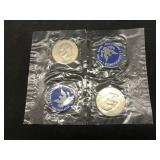 (2) 1971 Eisenhower $1 Coins
