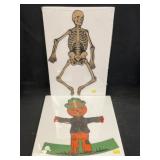 (2) Vintage Halloween Die Cuts