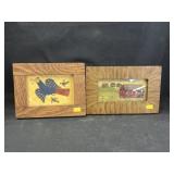 (2) Pieces of Contemporary Framed Folk Art