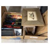 (4) Boxes of Books and Framed Goods